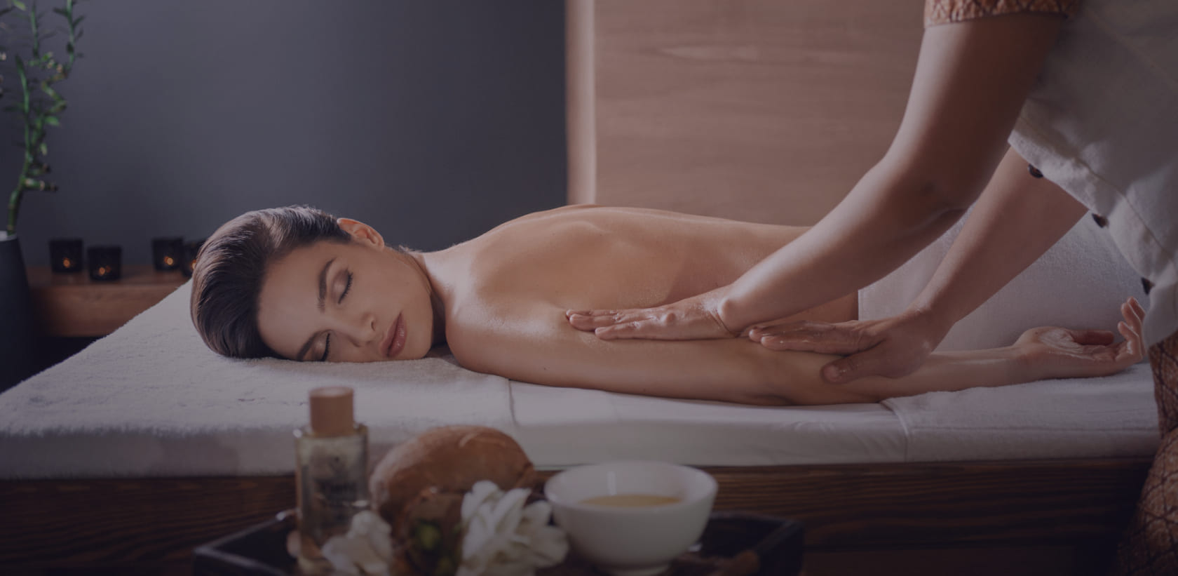 Relaxační masáž v příjemném prostředí