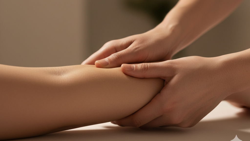 Masáž horních končetin